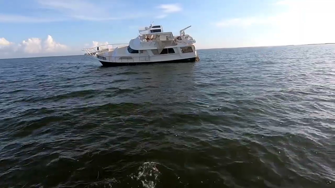 I Found a Grounded Yacht Near Crawl Key, Florida 2024