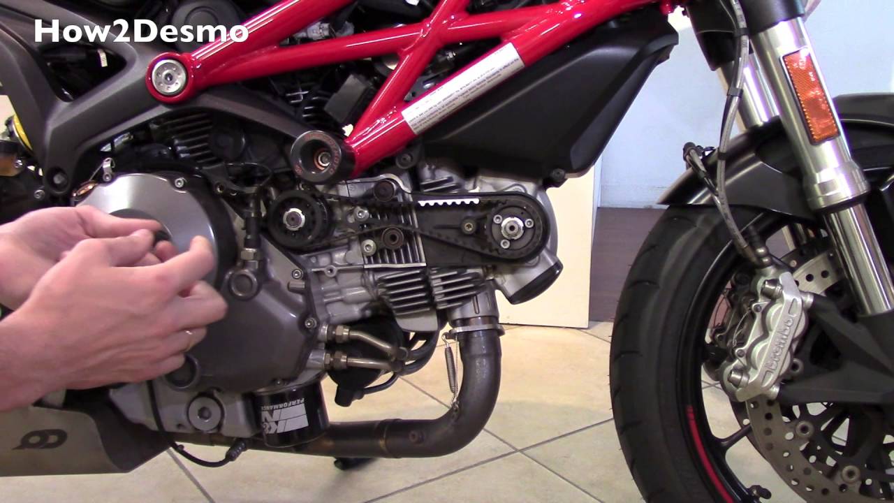 Модификация и установка / снятие защиты ремней ГРМ на  Ducati Monster