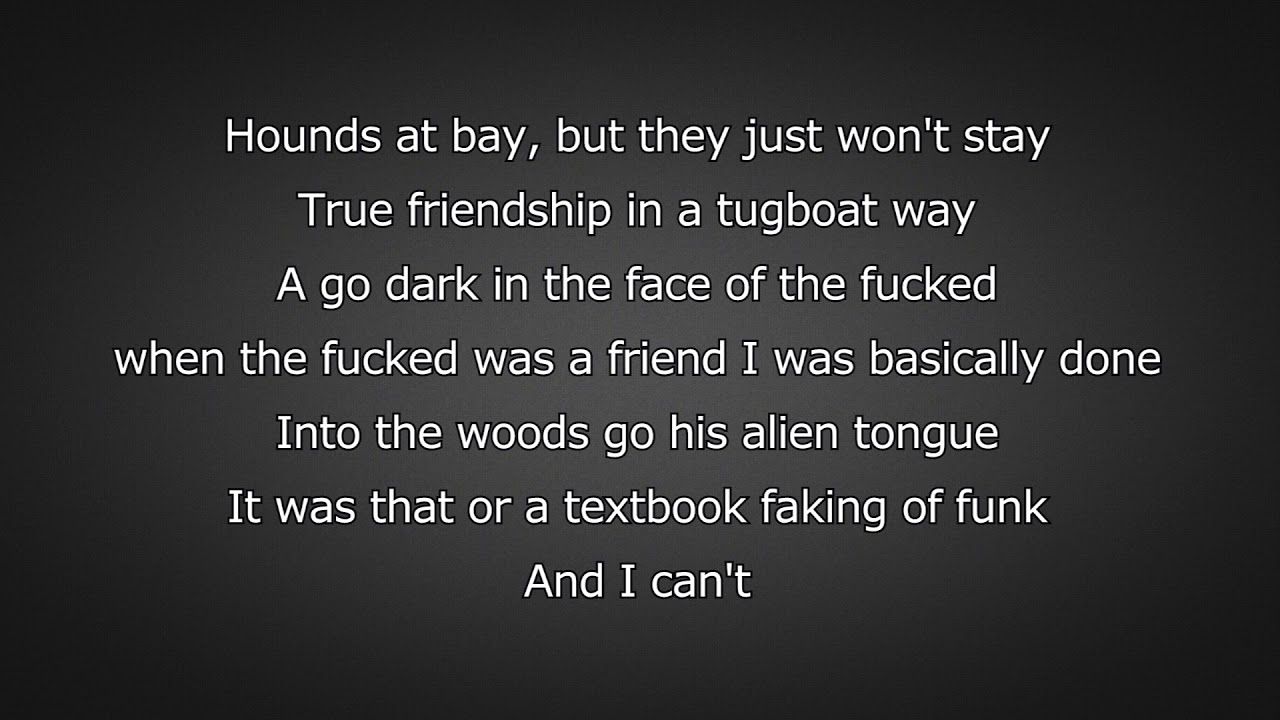 Aesop Rock - Get Out of the Car (Lyrics)