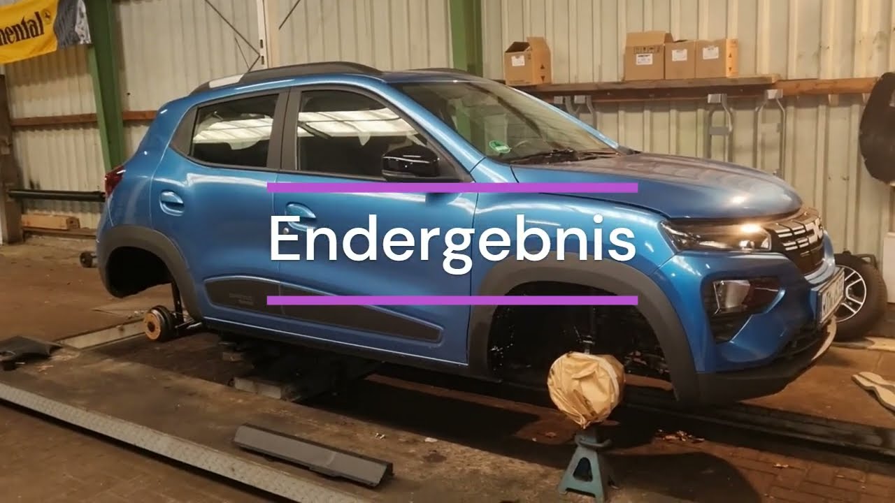 Wundertüte Dacia Spring E Auto MY 2022 / 2023 Korrosionsschutz Vorsorge - Never ever RUST !