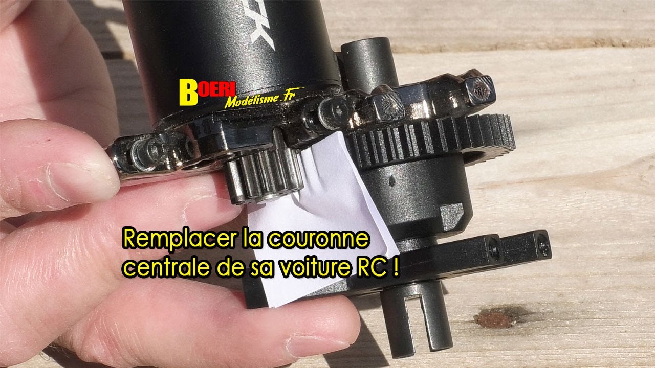 Remplacer la couronne centrale sur une voiture rc