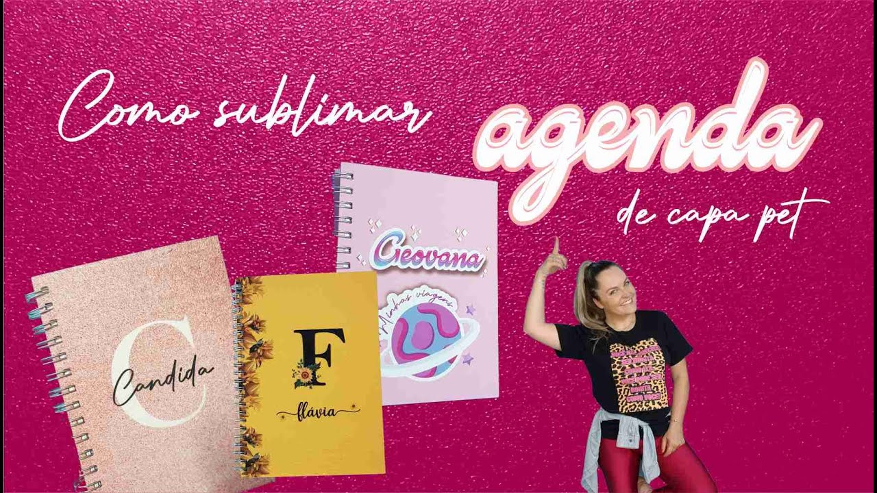 Como sublimar agenda de capa pet
