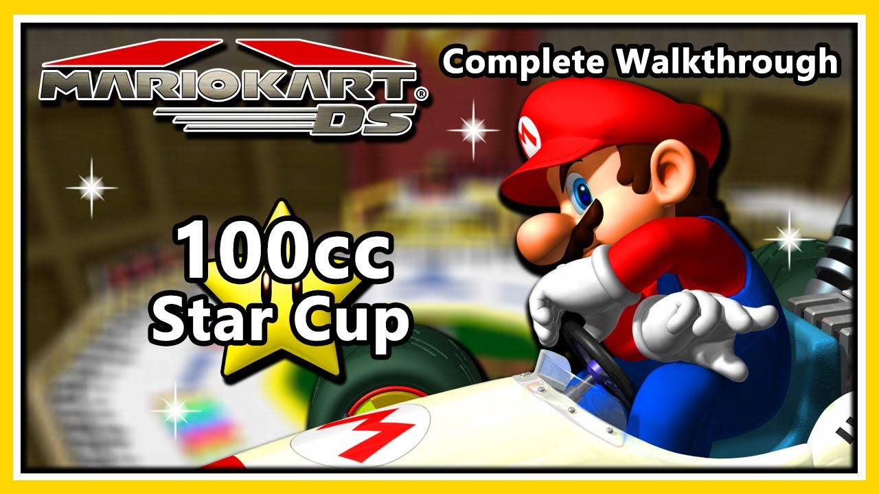 Mario Kart DS - Complete Walkthrough | 100cc Star Cup