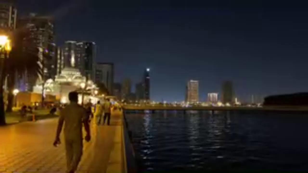 Saturday night at al nakheel oasis park dubai