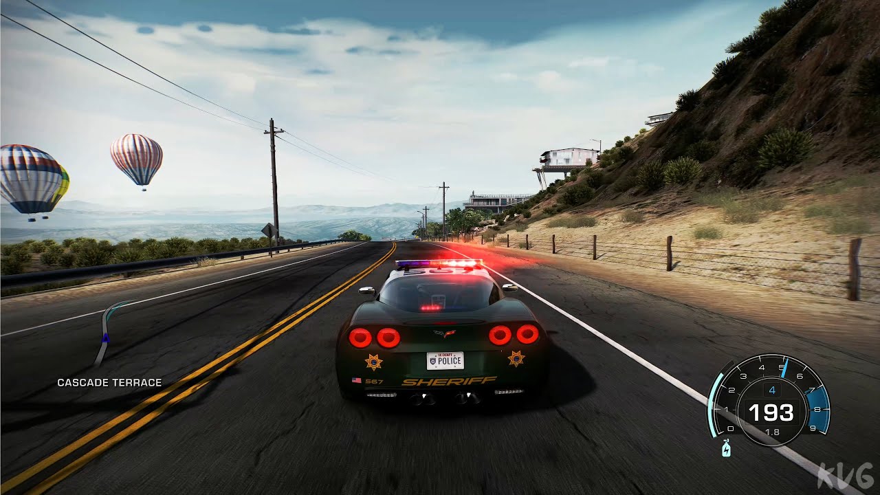 Need for Speed: Hot Pursuit Remastered - Chevrolet Corvette Z06 (Police) - Free Roam Gameplay