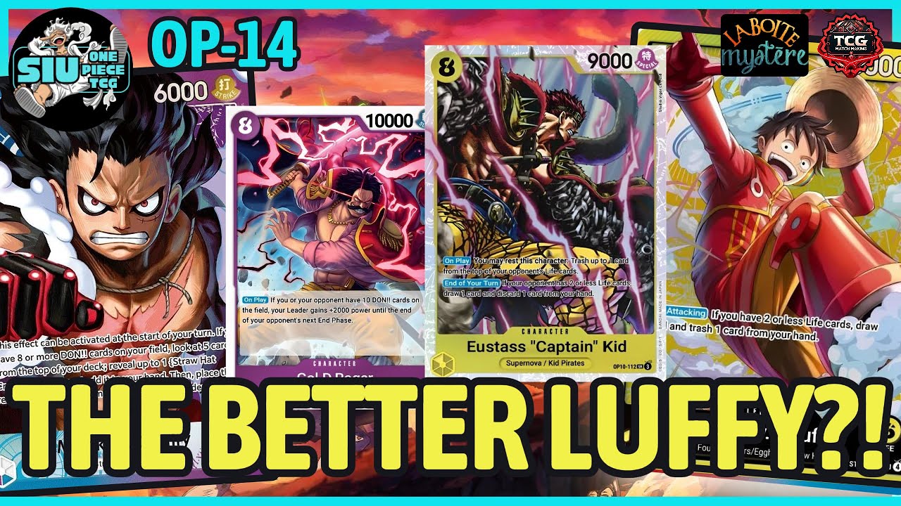 THE BETTER LUFFY?! - OP14-EB04 🔵🟣 UP Luffy VS. 🟡 ST29 Luffy 🎮 GAMEPLAY