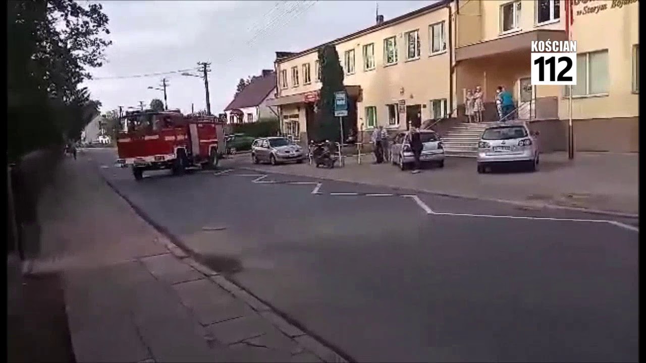 Wyjazd OSP Stare Bojanowo do pożaru w Robaczynie.