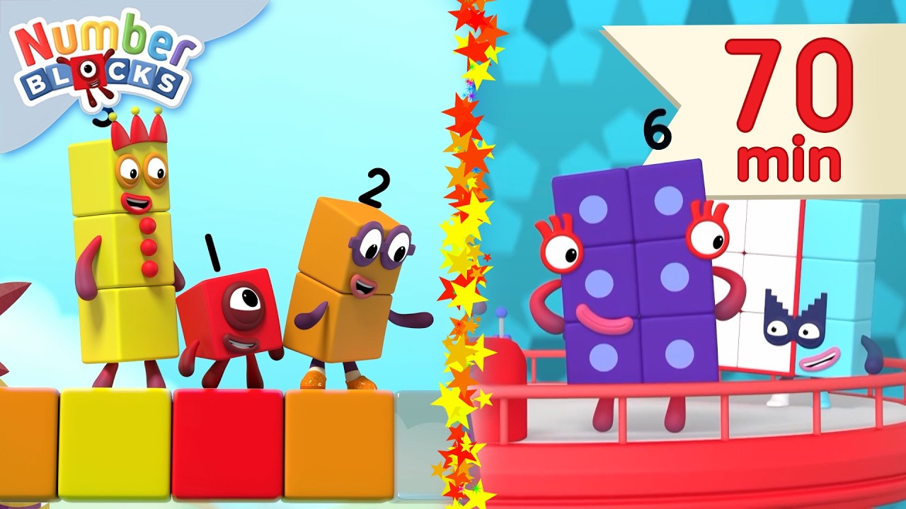 Pattern Palace Full Episode & More! | Learn to Count for Kids | Number Cartoon | Numberblocks