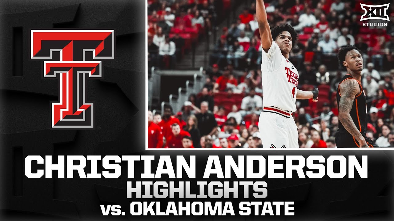 Christian Anderson Highlights vs. Oklahoma State | 2025-26 Big 12 Men's Basketball