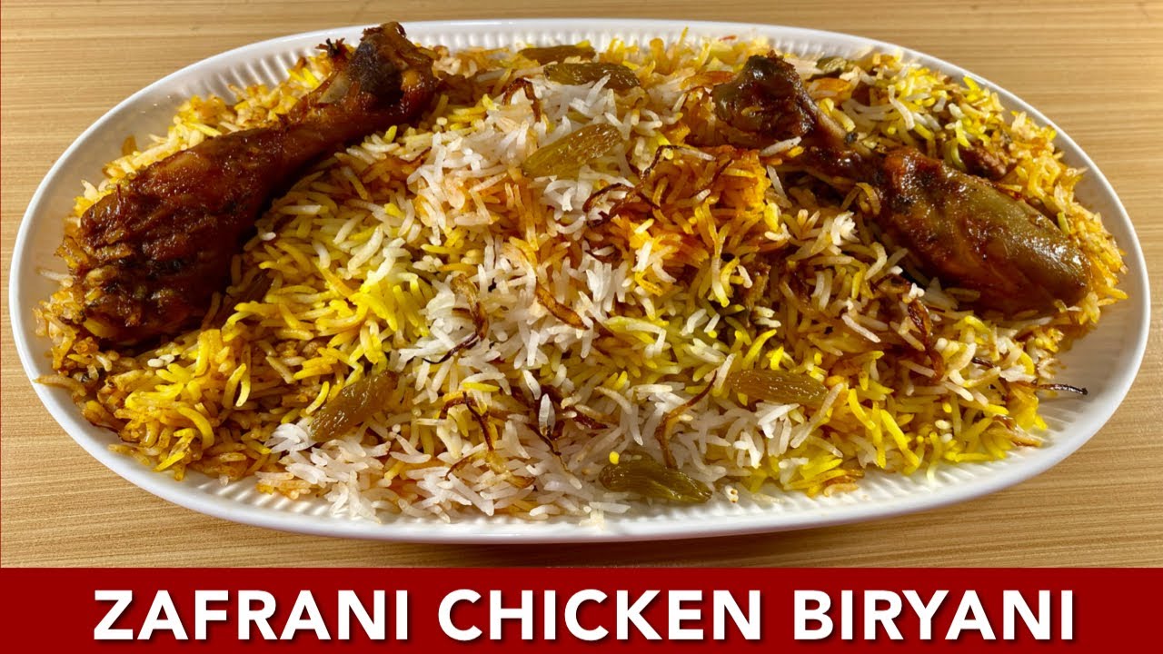 Zafrani Chicken Biryani | Easy Step-by-Step Biryani Recipe