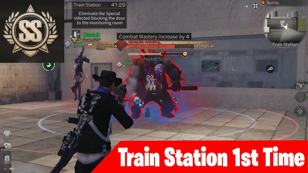 Train Station Weekly Mission - 1st Time Experience 😅 - Beaten Hardly 🥺 - LevinCity Server