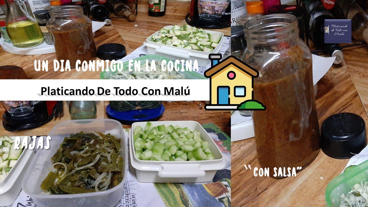 #vlogs1 Un dia en la cocina con Malu   |  Platicando De Todo Con Malú #recetas