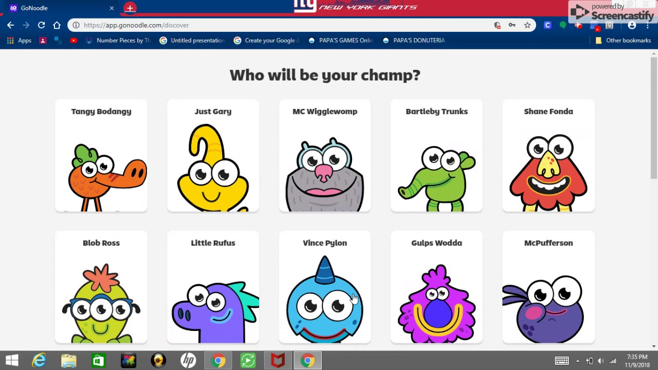 gonoodle part 1