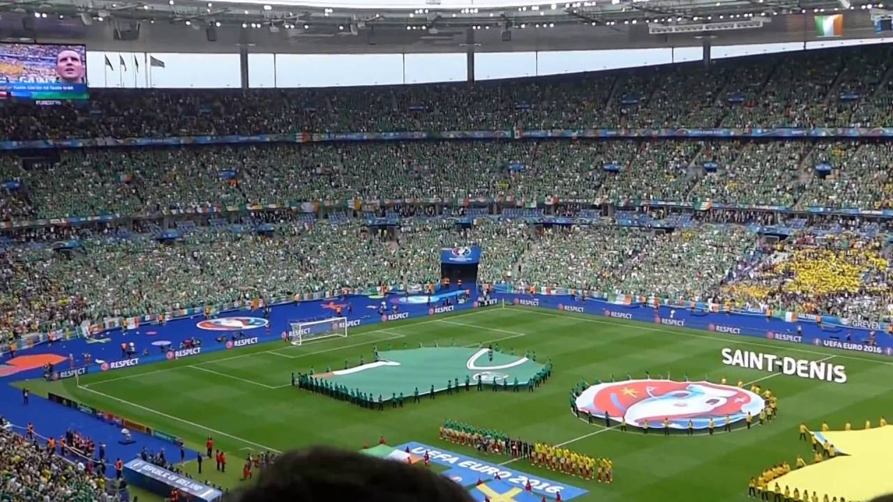 13/06/16 - UEFA Euro 2016 - Republic of Ireland 1-1 Sweden - The Soldier Song (1080p HD)