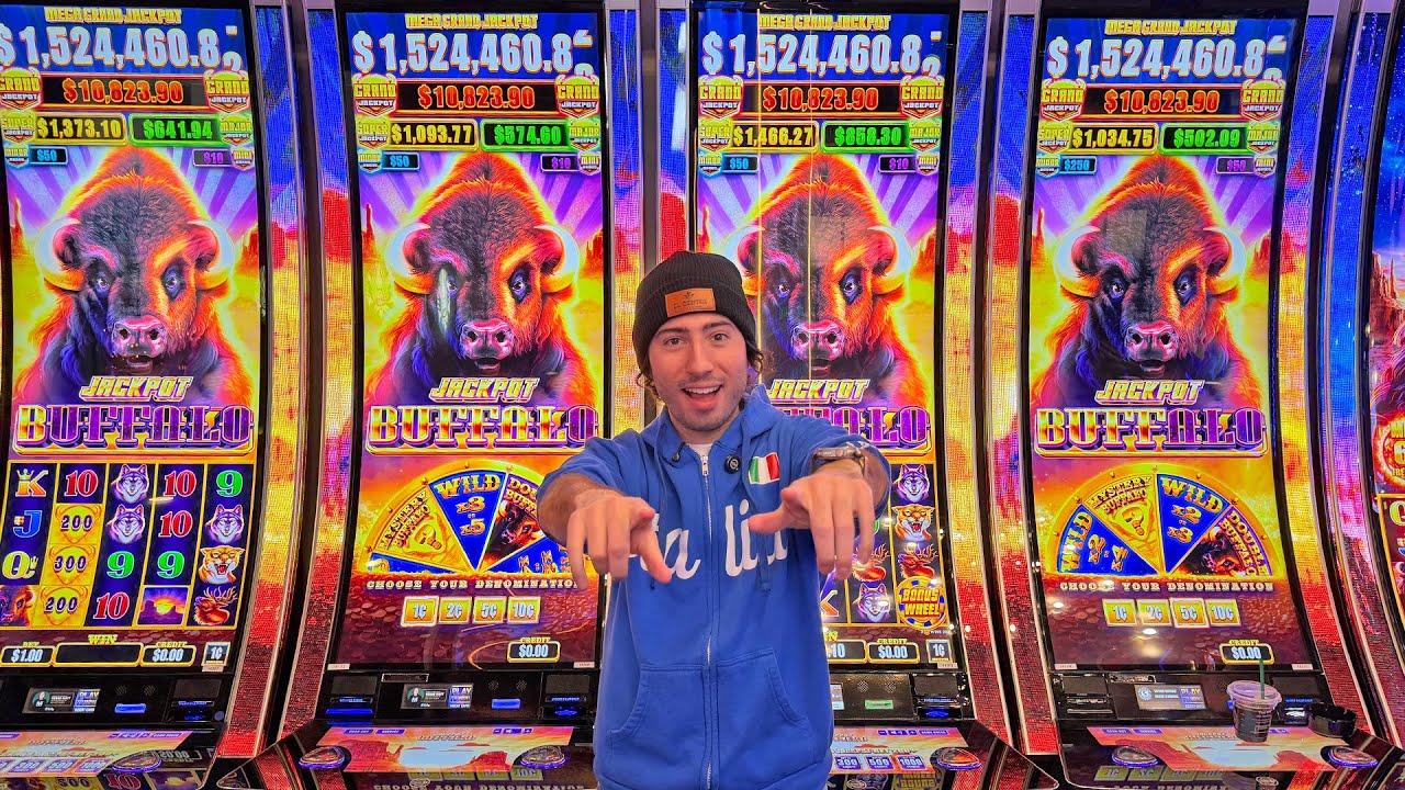 My BIGGEST WIN Ever On Buffalo Slots!!