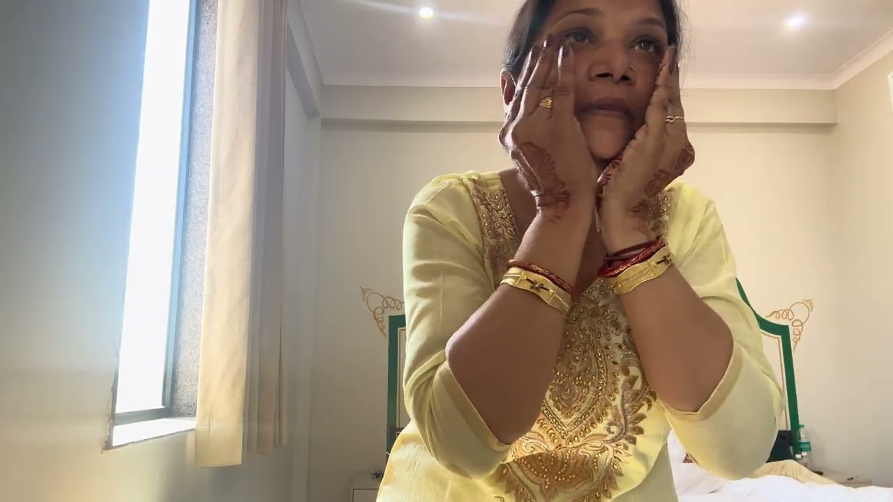 GRWM for Haldi function 🥰