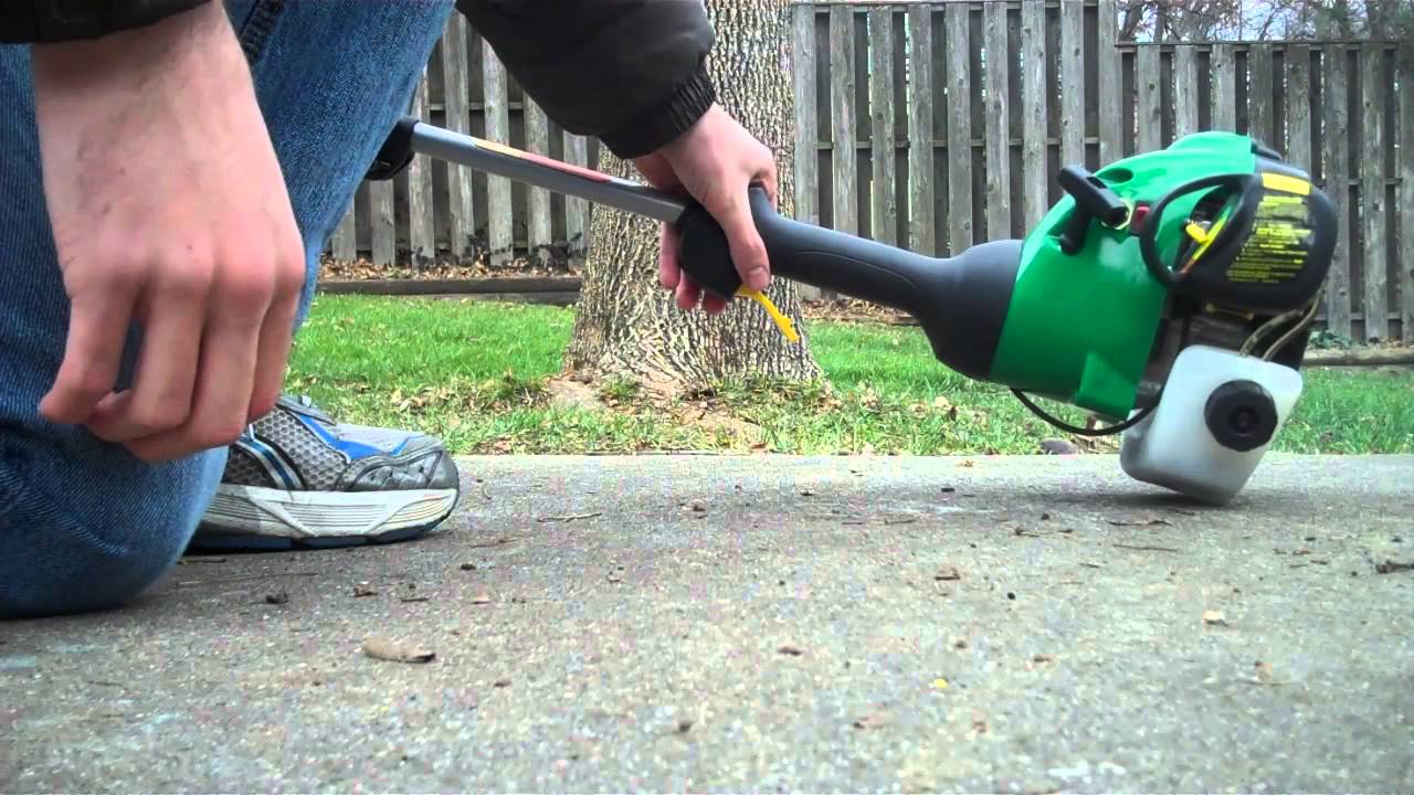 WEEDEATER FEATHERLITE FL26 WEED WACKER COLD START