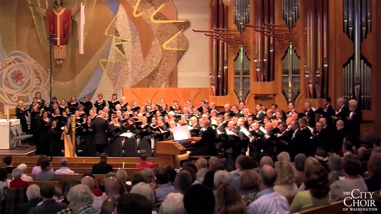 “Sing!” Lyrics by David Willcocks/Robert Shafer, sung to Widor, “Toccata” from Symphony No. 5