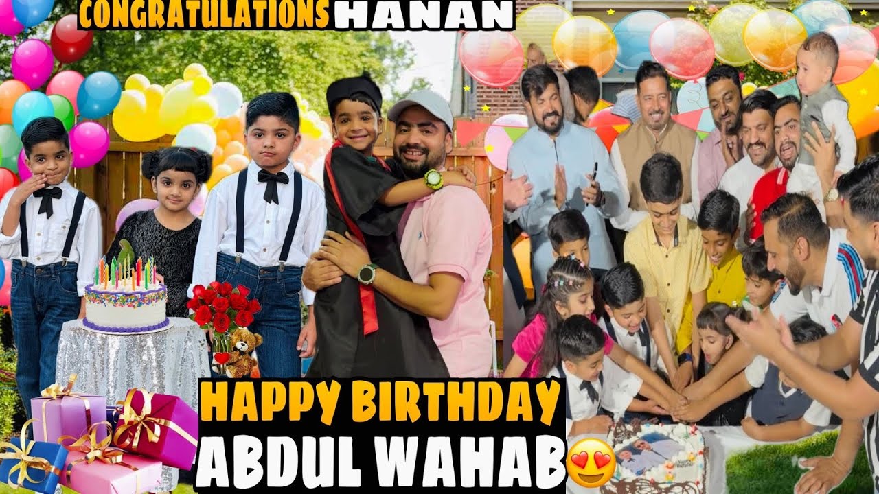 Congratulations 🎉 To my Son Hanan n Happy Birthday to my Wahab Puter Geo Hazaro Sall watchful video🥰