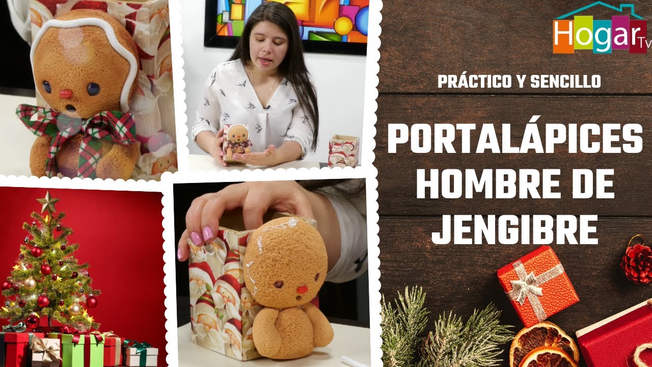 Portal&aacute;pices hombre de jengibre - HogarTv producido por Juan Gonzalo Angel Restrepo