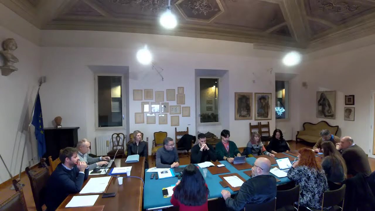 Sala Consiglio di Fusignano del 23 dicembre 2025