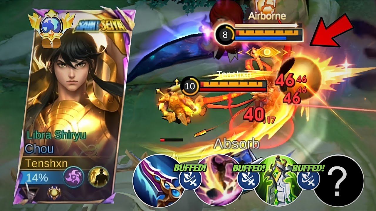 ONLY 0.01% OF CHOU USERS KNOW THIS BROKEN ONE SHOT BUILD AGAINST META HEROES 🔥🔥