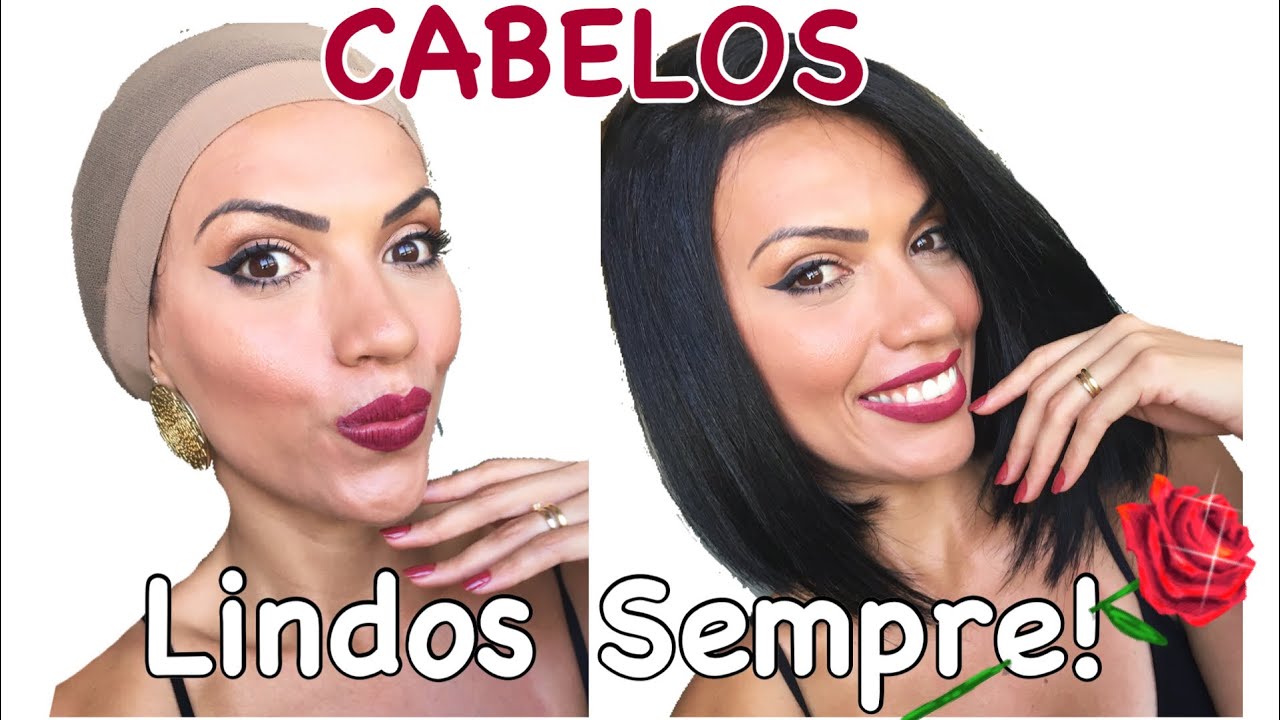 ❁ TOUCA NERO(COM MEIA CALÇA) CABELOS LISOS SEM CHAPINHA FÁCIL DE FAZER ❁