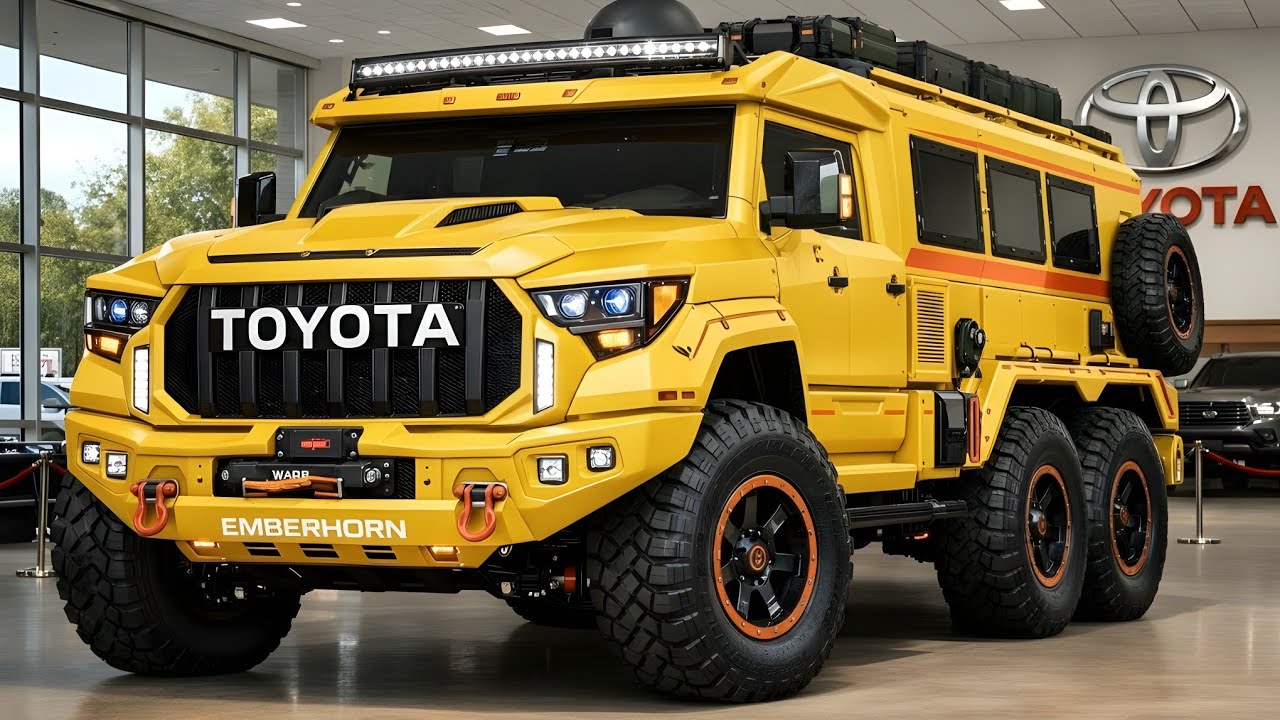 Toyota 6×6 EMBERHORN 2026 года – создана для огня, грязи и хаоса.