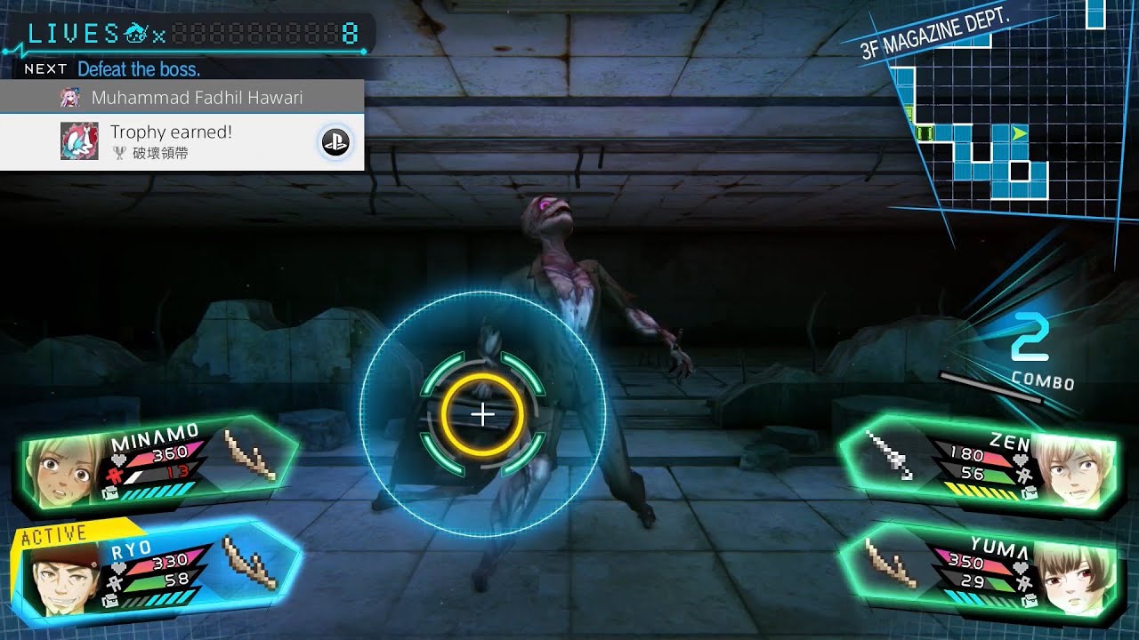Zanki Zero - All Boss Break Part Trophy