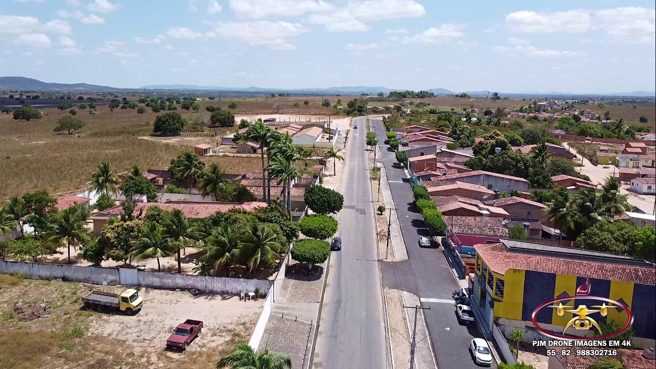 Monteirópolis - Alagoas Brasil - Visto de cima em 2.7K - Dji Mavic Mini