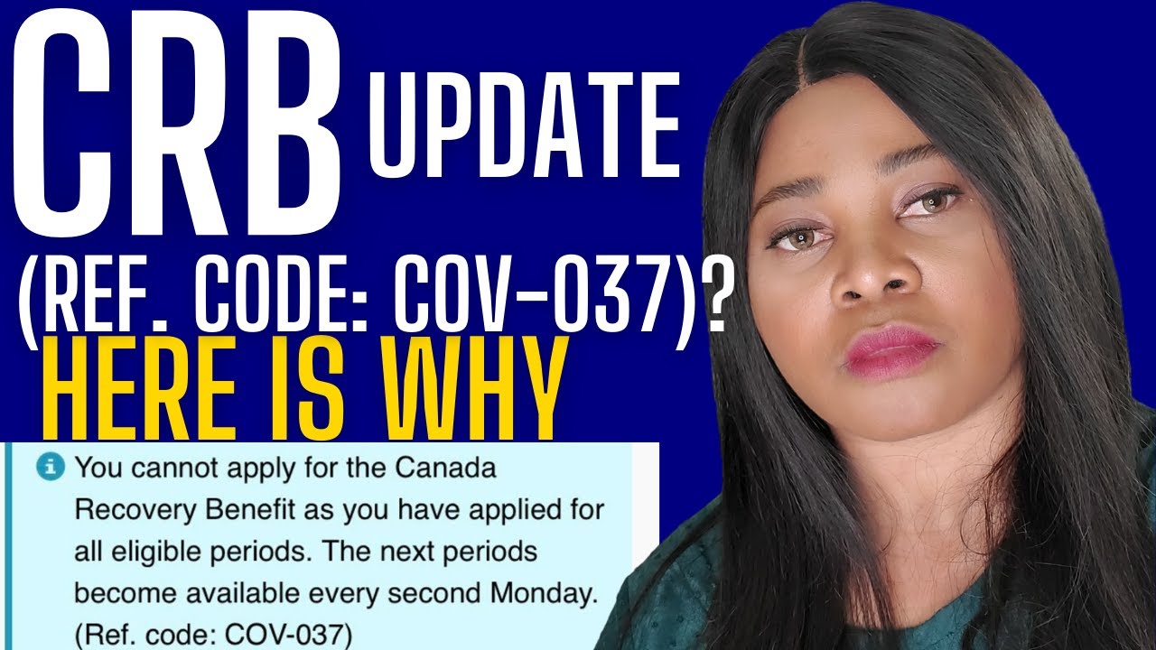 CRB UPDATE: Ref. code: COV-037 Erro on CRA (Canada Revenue Agency) Website