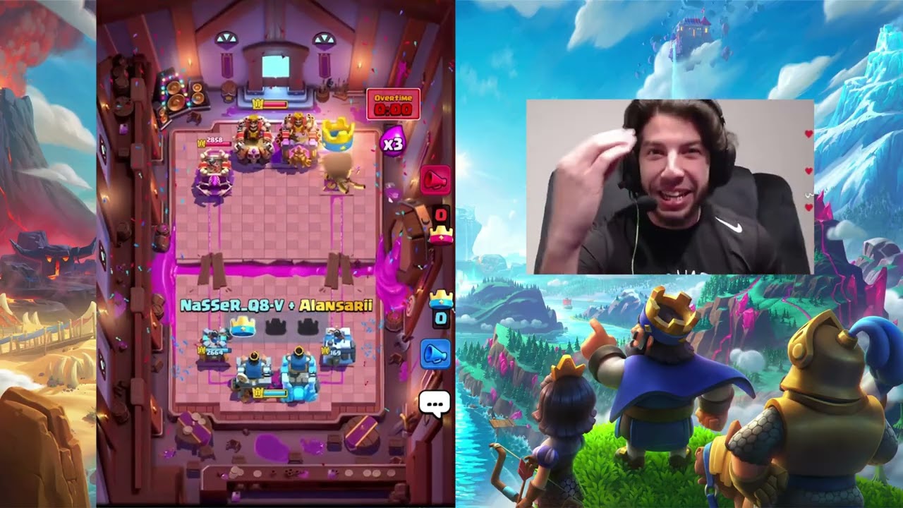 CLASH ROYALE | بطولة الستريمر 2v2 على 150$💰 الجزء الثاني (النهائي )🔥