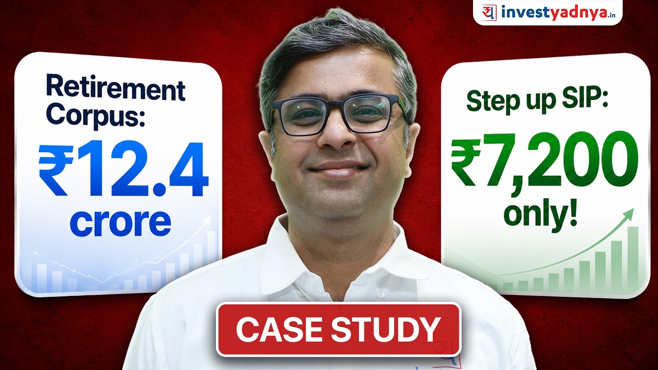 ₹12.4 crore of Retirement corpus with ₹7,200 Step up SIP | Case Study by Parimal Ade