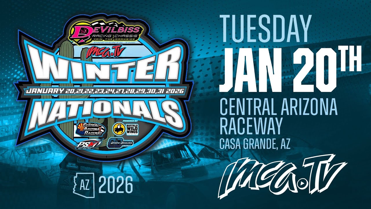 imca.tv | LIVE LOOK-IN | Central Arizona Raceway | Casa Grande, AZ | January 20th 2026