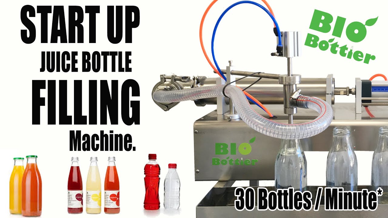 Start Up Cold Press Juice Business Juice Bottle Filling Machine Bio Bottler