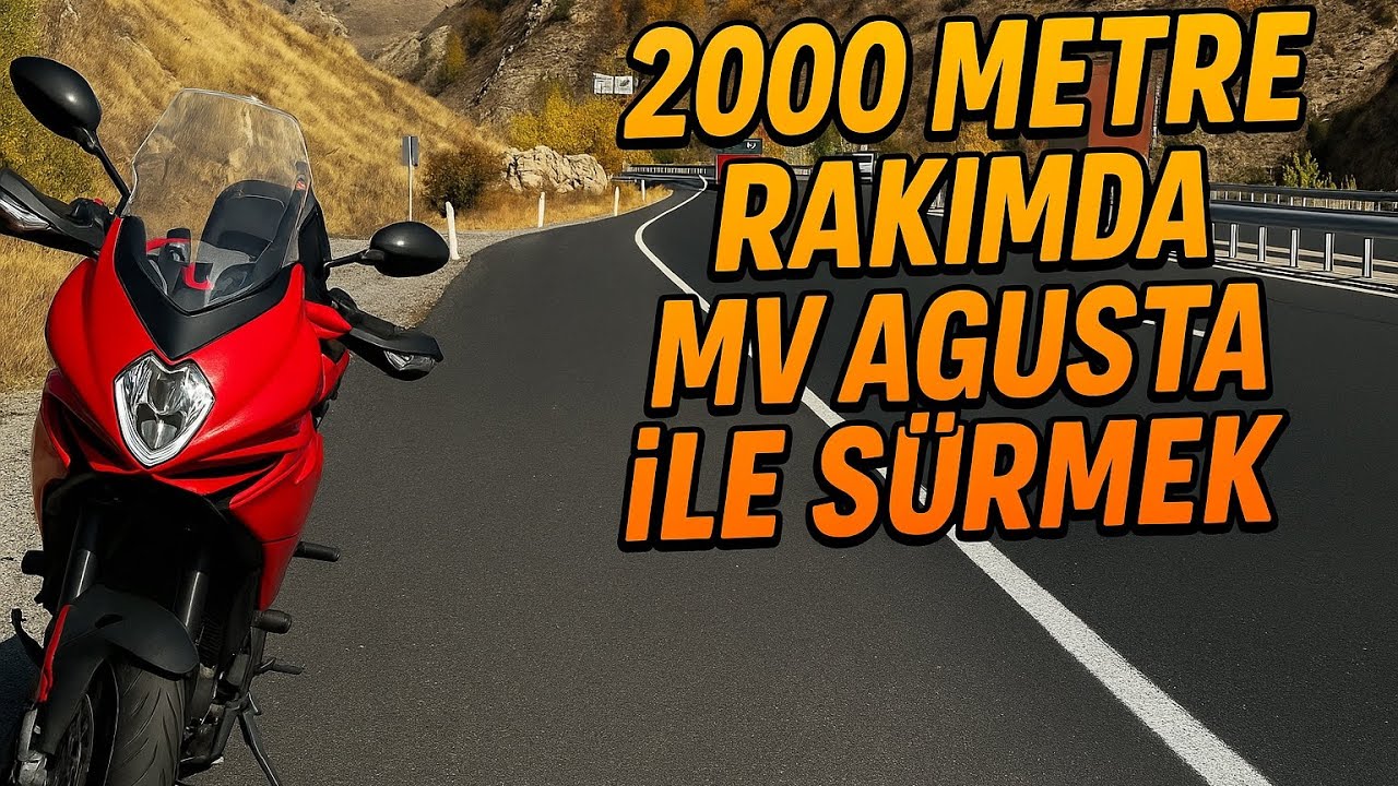 Yüksek Rakım, Soğuk Hava, Sıcak Motor! | MV Agusta Turismo Veloce 800 Rosso