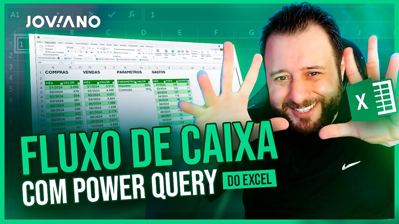 Power Query no Excel [ caso: Fluxo de Caixa ]