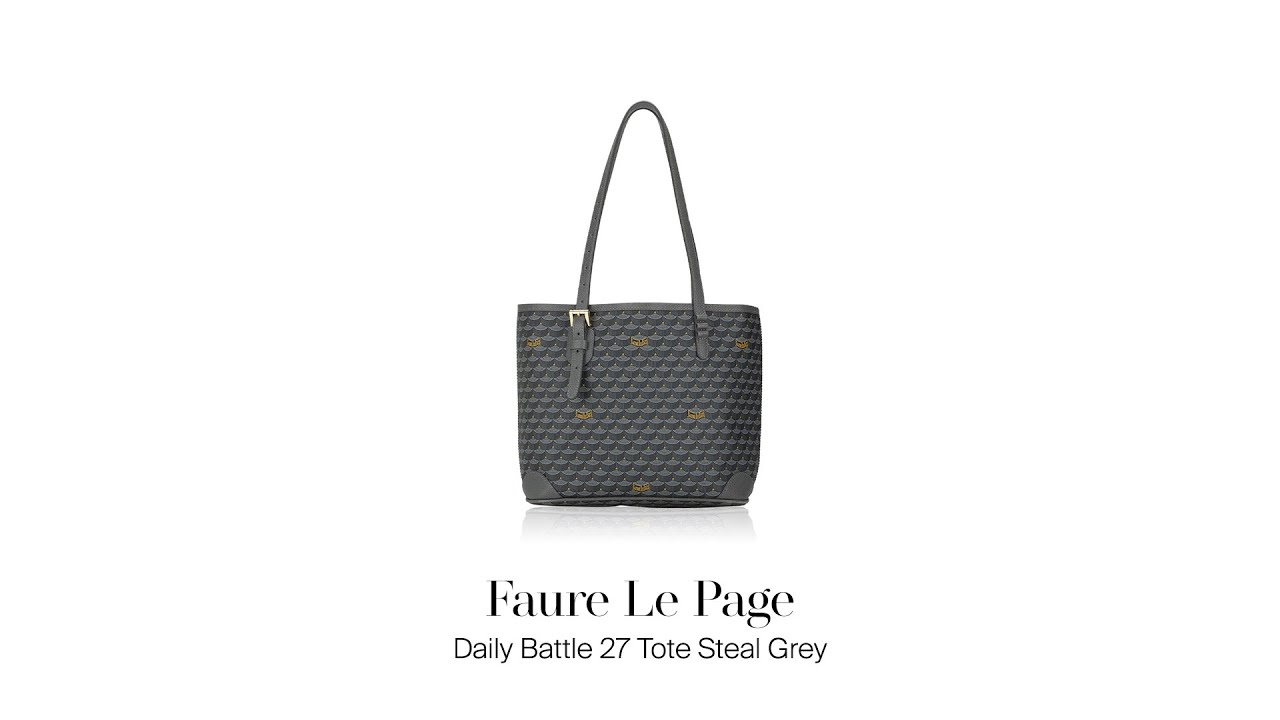 Mau Jual Tas Braned Second? Faure Le Page Daily Battle 27 Tote Steal Grey