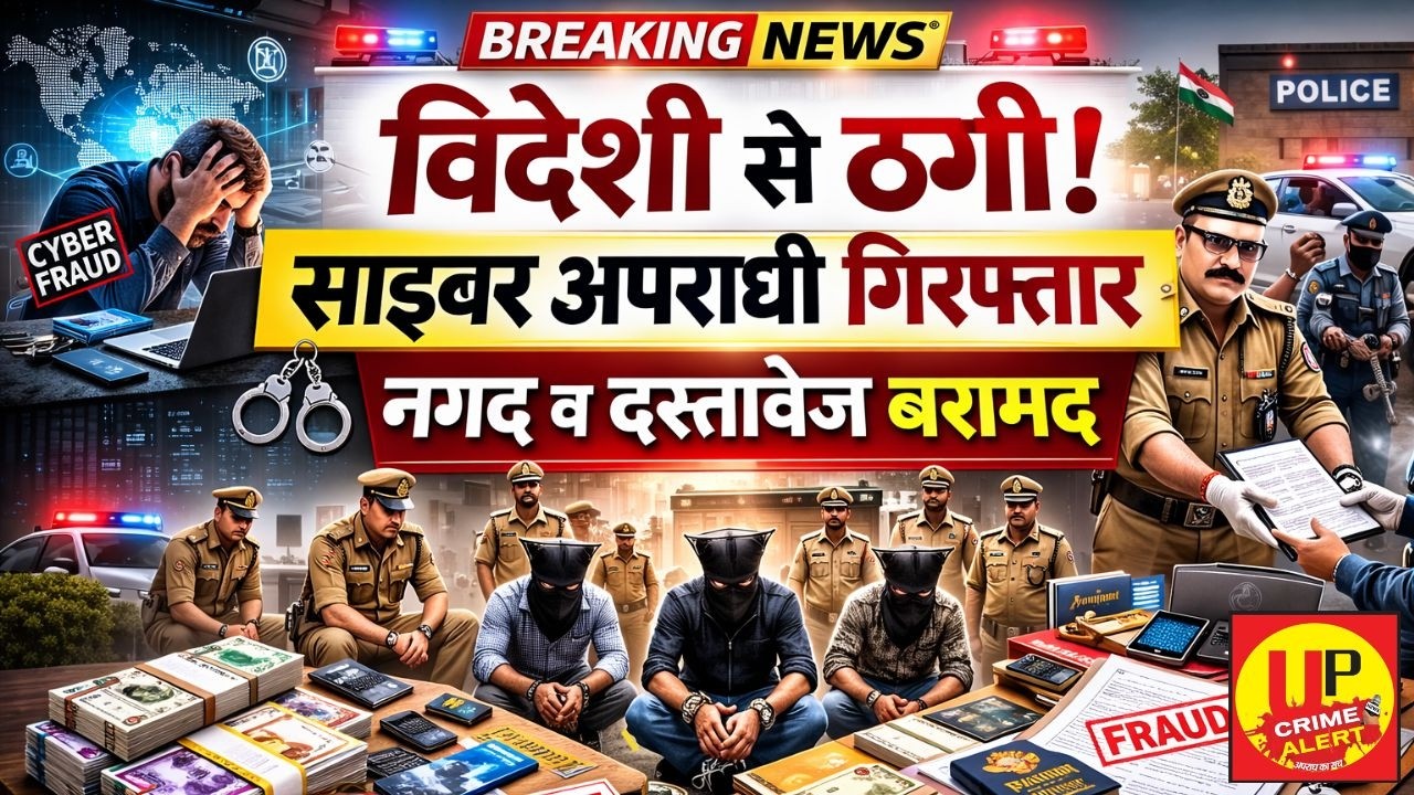 Cyber Crime का खुलासा: विदेशी नागरिक से धोखाधड़ी करने वाले आरोपी गिरफ्तार | Kanpur Police Action