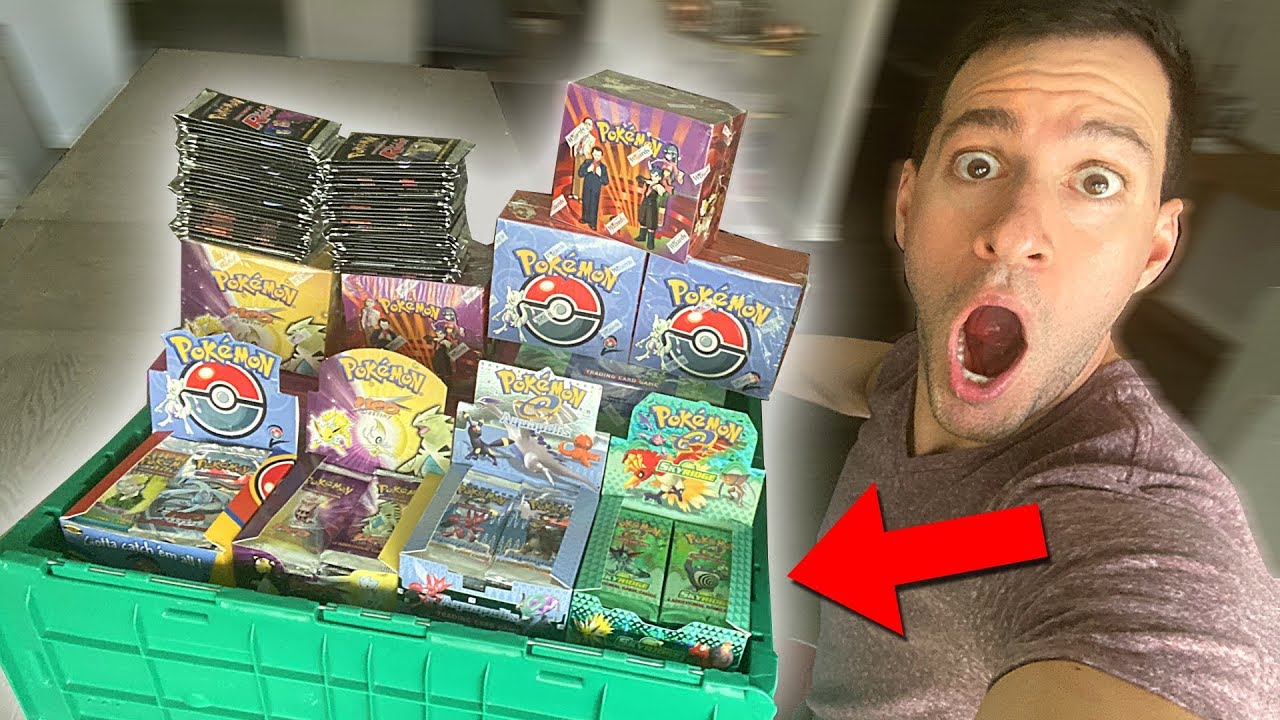 *MAN FINDS $50,000 POKEMON CARDS COLLECTION IN STORAGE UNIT!* i bought it