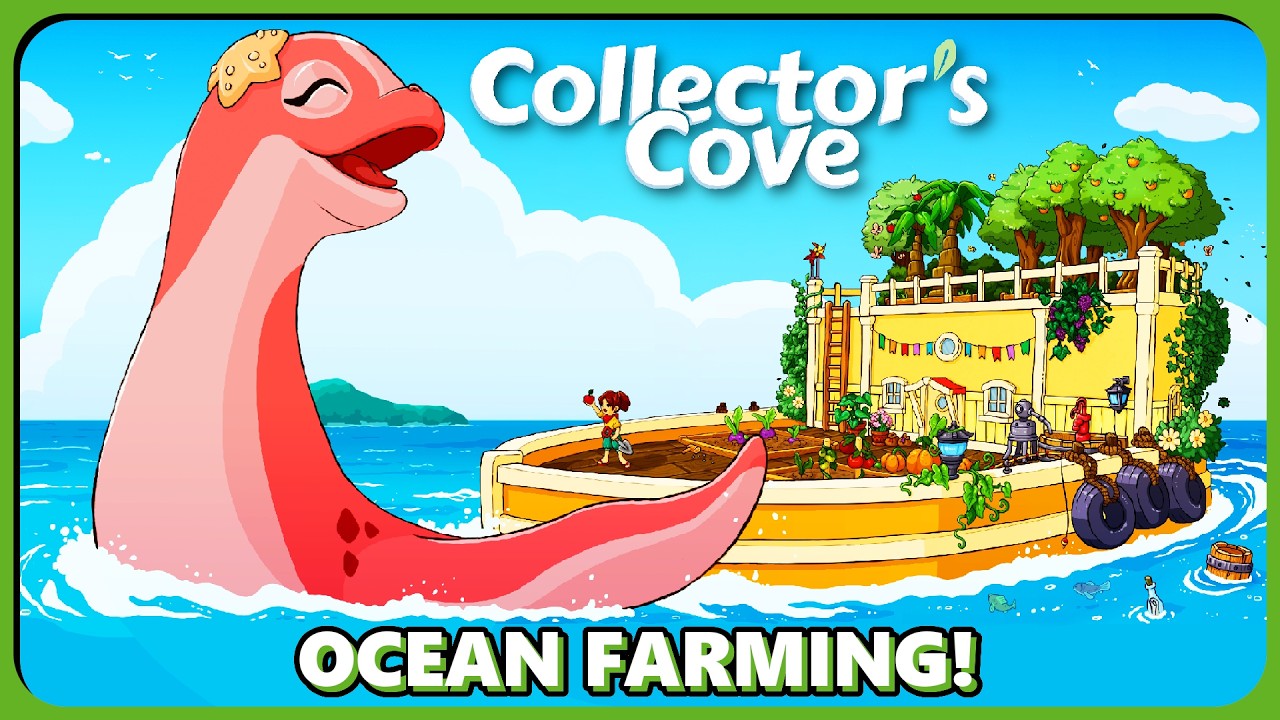 COLLECT AND EXPLORE IN COZY FARMING SIM! Collectors Cove