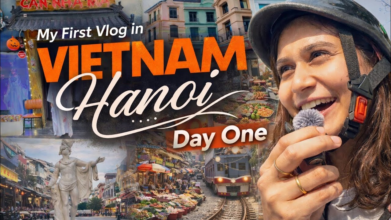 My First Ever Vlog 🇻🇳 | Hanoi, Vietnam – Day 1