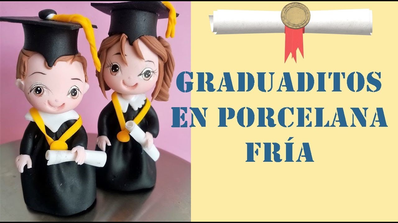 Graduaditos en porcelana fría - DIY