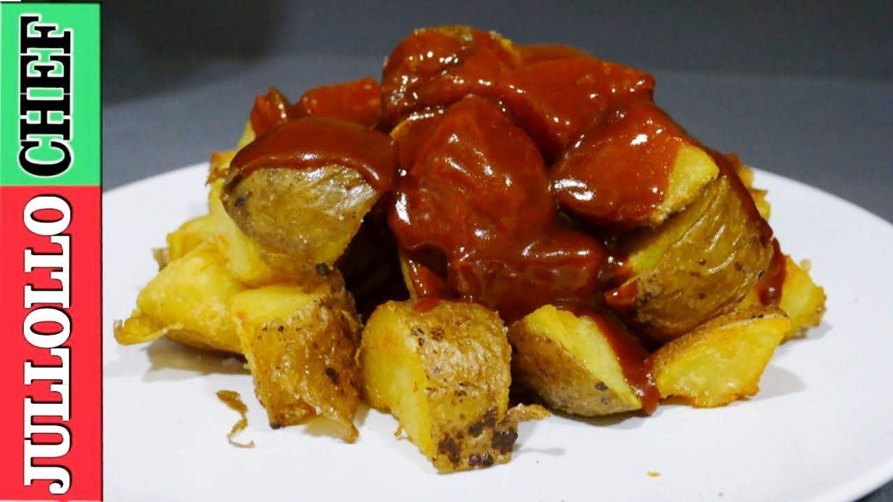 COMO HACER LAS PATATAS BRAVAS DE BAR TÍPICAS DE MADRID: RECETA MUY FÁCIL Y RÁPIDA