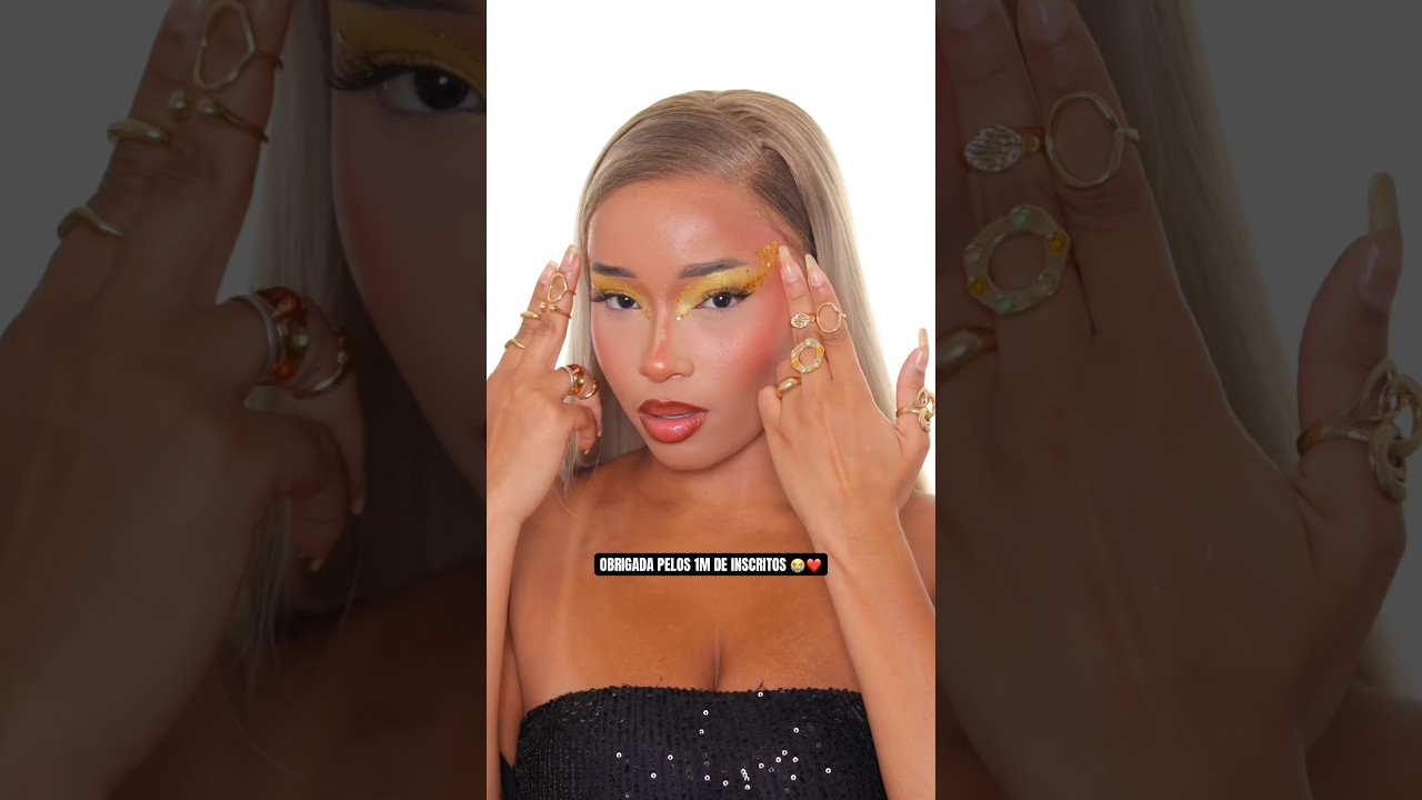 CONSEGUIMOS 1M 🎉❤️ (Se leu comente um 🌽 )  #makeup #transition #hair