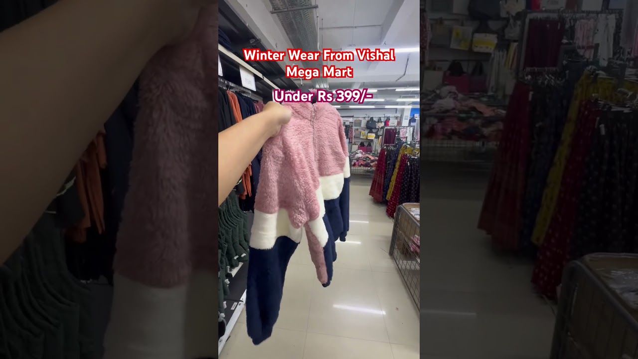 Winter Wear from Vishal mega mart 🤗#shorts #shortvideo #viral #clothingbrand #youtubeshorts #diy