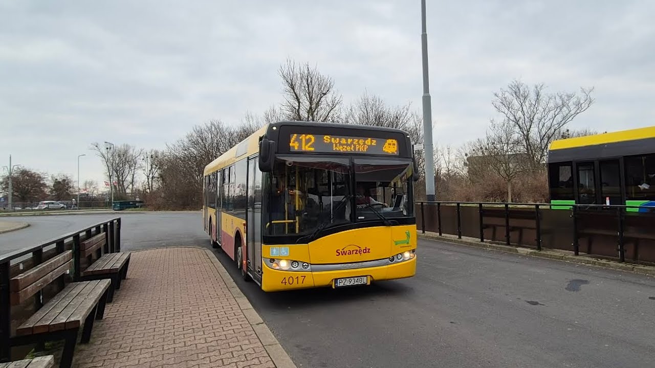 SPK Swarzędz - Solaris Urbino 12 #4017 - Linia412 kierunek: Swarzędz/Węzeł PKP