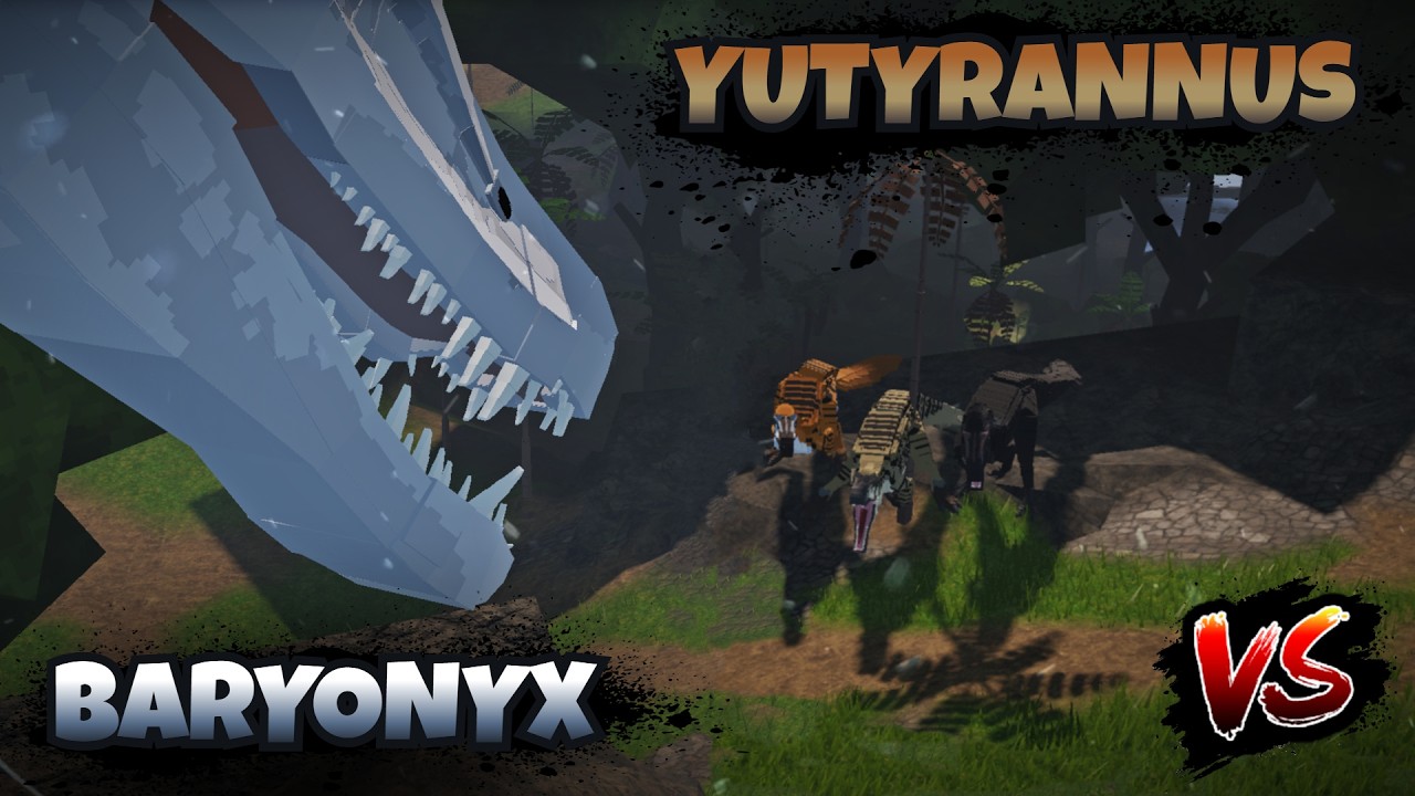 Baryonyx Vs Yutyrannus Cinematic // Jurassic Blocky