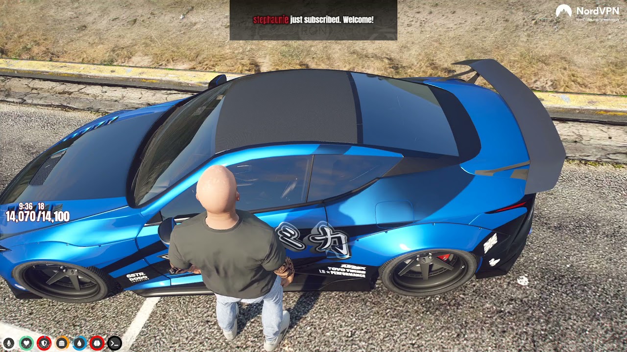 Wiseguy whippin it in Randys LC 500