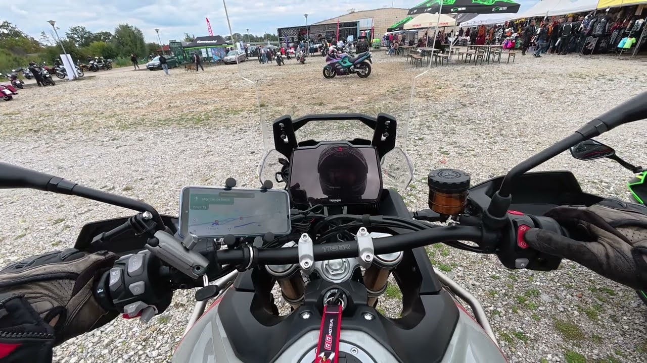 Uniejów  - Zak. Sezonu 2025  Tiger 900 Rally Pro #triumphtiger900 #djiaction5pro #tiger900rallypro